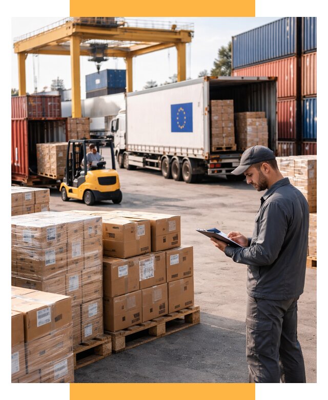 Доставка грузов из Европы от 12485 р., логистика СетСервис-Брс