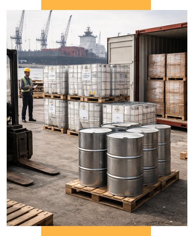 Доставка химического сырья из Индии от 260100 р. | СетСервис-Брс