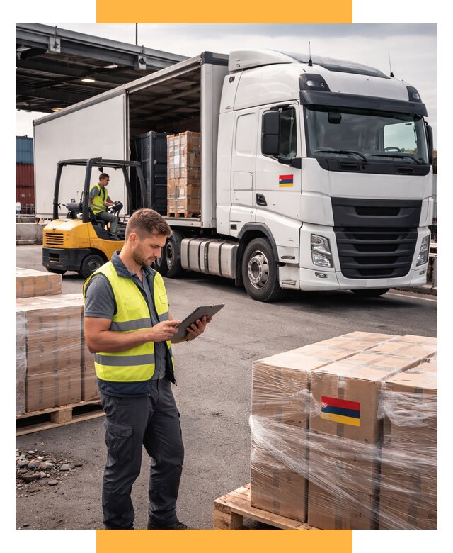 Автоперевозки из Армении от 98838 р. — услуги СетСервис-Брс