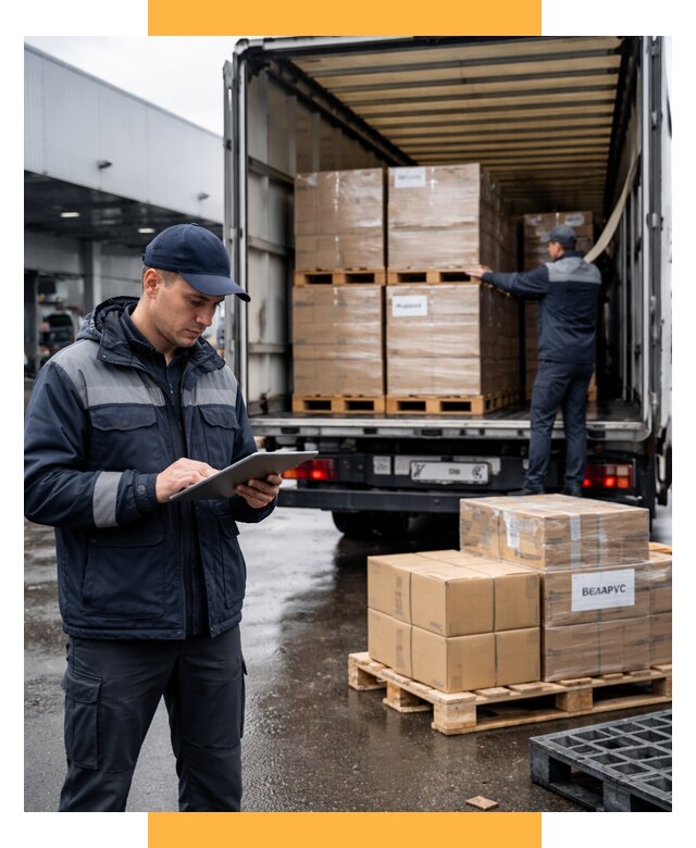 Доставка грузов из Беларуси от 15606 р. логистика СетСервис-Брс