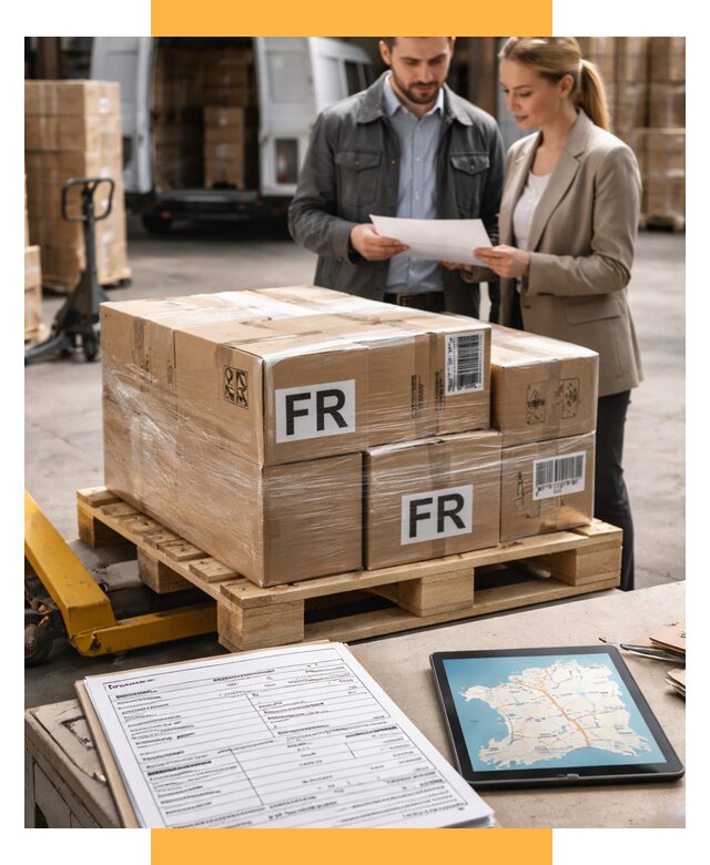 Доставка грузов в Францию от 26010 р., логистика СетСервис-Брс