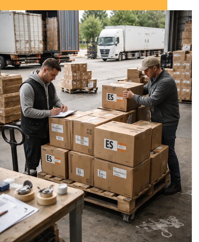 Доставка грузов в Испанию автотранспортом от 36414 руб