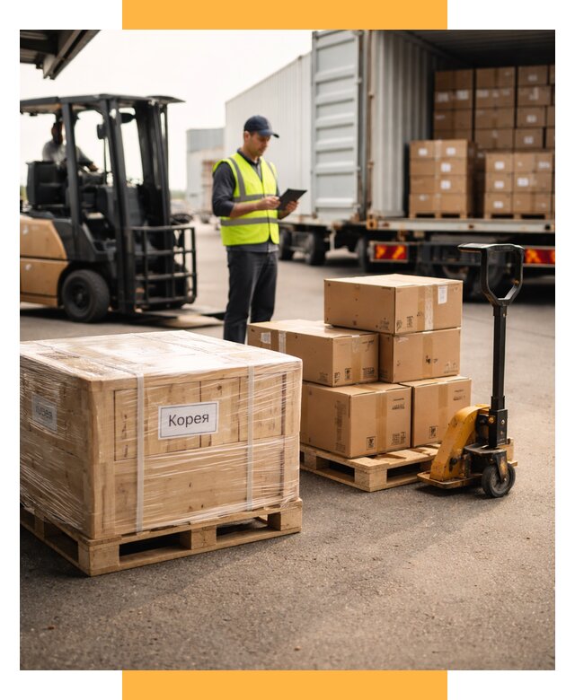 Доставка грузов в Корею из России от 36414 р. | СетСервис-Брс