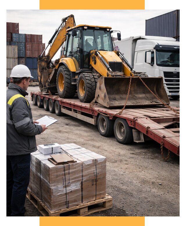 Международная перевозка спецтехники от 46818 р., СетСервис-Брс