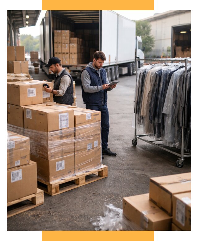 Перевозка и доставка одежды из Китая от 7803 р., СетСервис-Брс