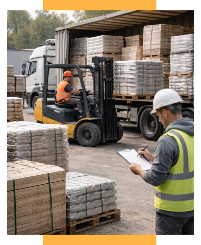 Перевозка строительных материалов от 5722 р. | СетСервис-Брс