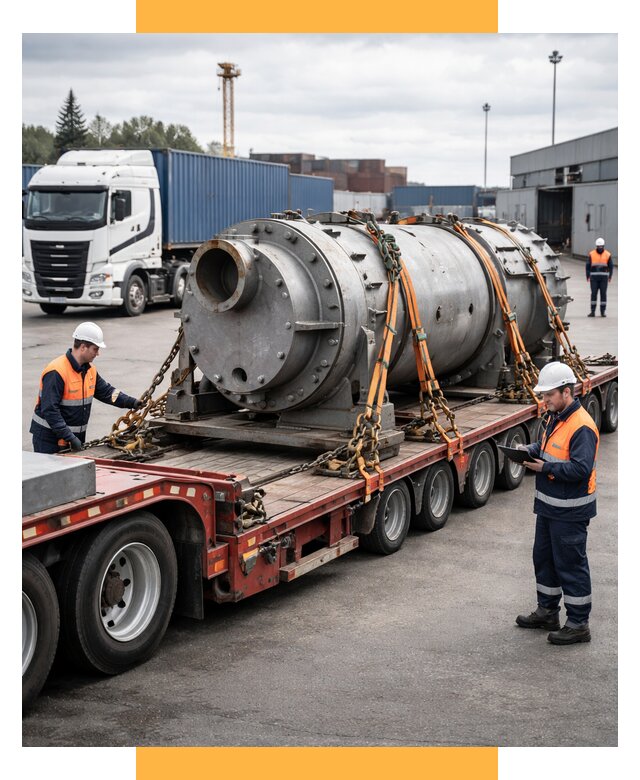 Перевозка тяжеловесных грузов под ключ от 156060 р. | СетСервис-Брс