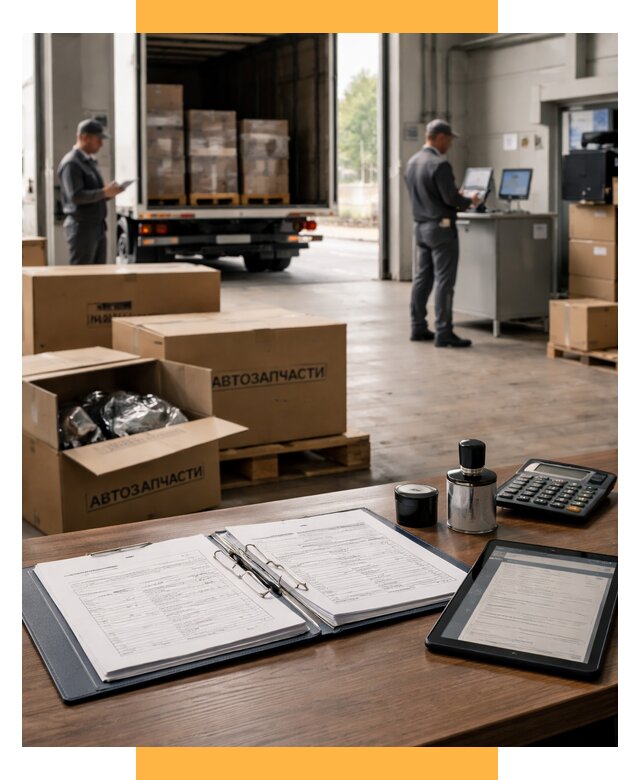 Таможенное оформление автозапчастей под ключ от 8843 р., СетСервис-Брс